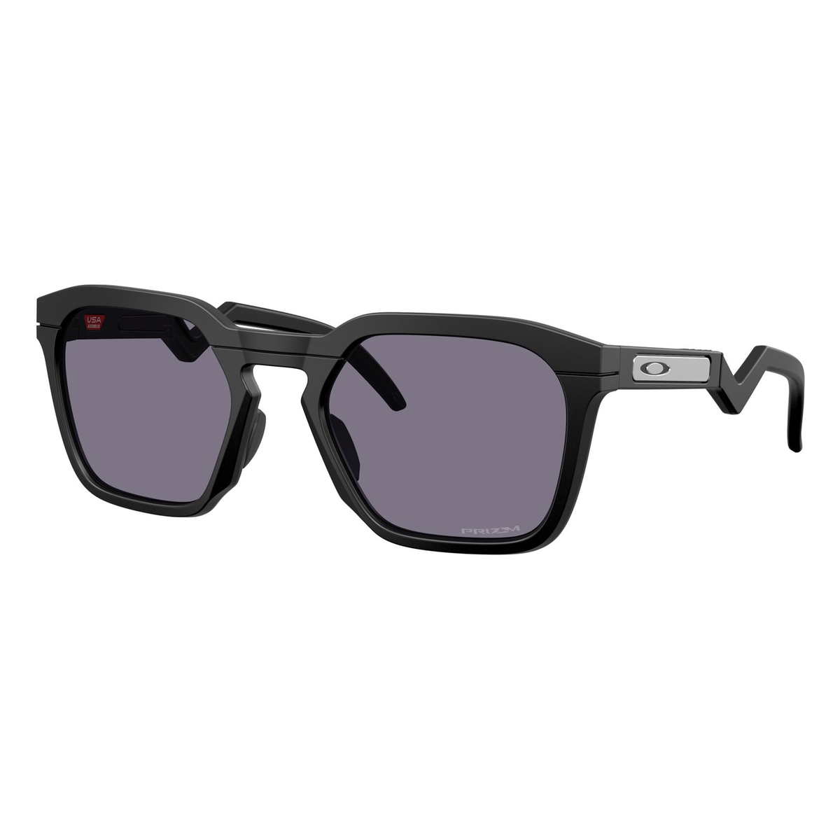 Oakley HSTN SQ Sunglasses Matt Black / Prizm Grey Lens - FREE UK Shipping, FREE 365 Day Returns | Moto Central