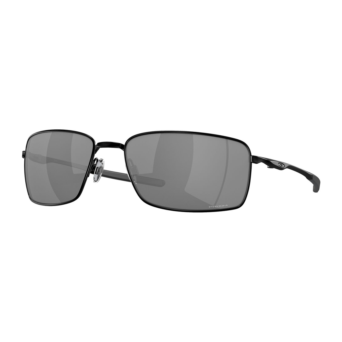 Oakley Square Wire Sunglasses Polished Black / Prizm Black Lens - FREE UK Shipping, FREE 365 Day Returns | Moto Central