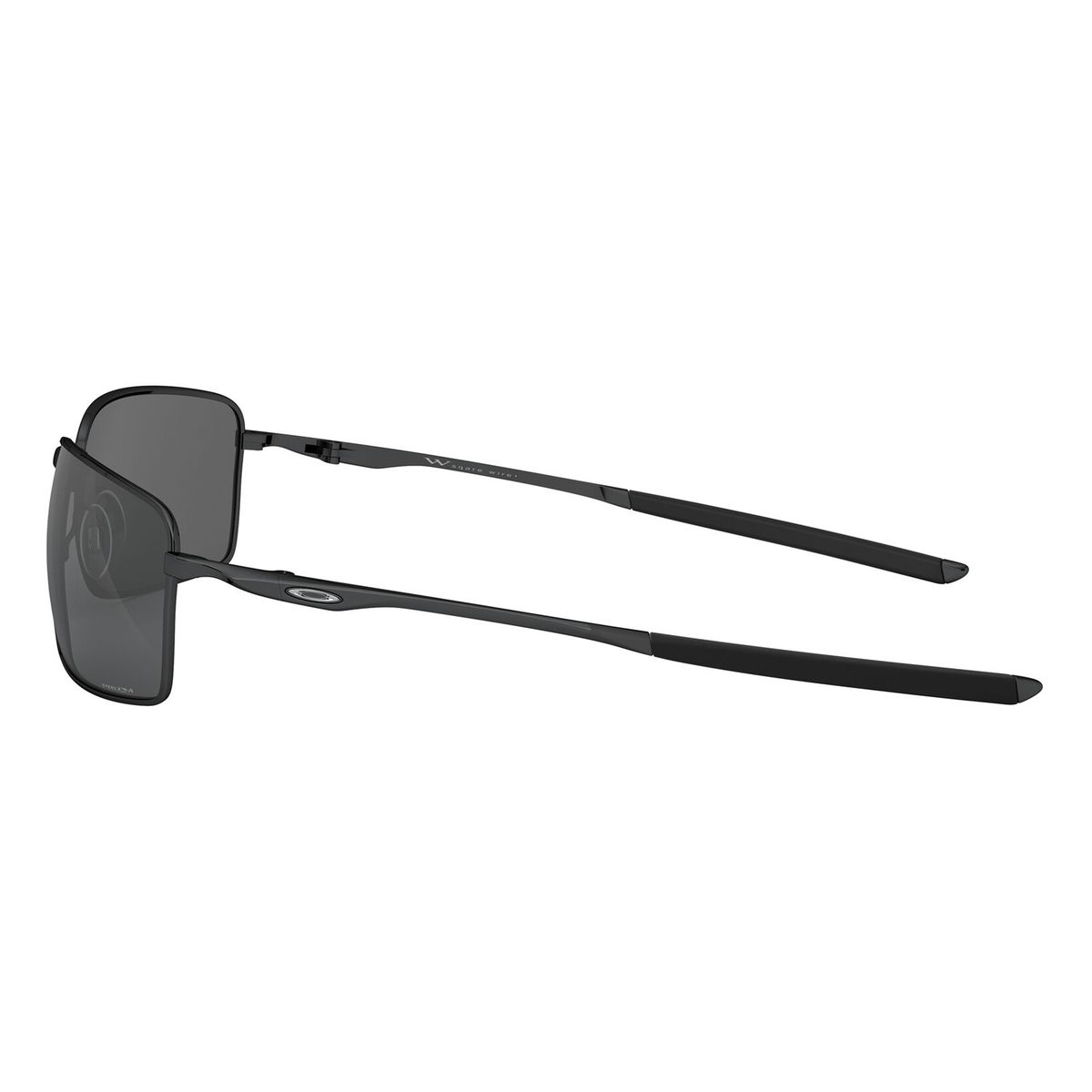 Oakley Square Wire Sunglasses Polished Black / Prizm Black Lens - FREE UK Shipping, FREE 365 Day Returns | Moto Central