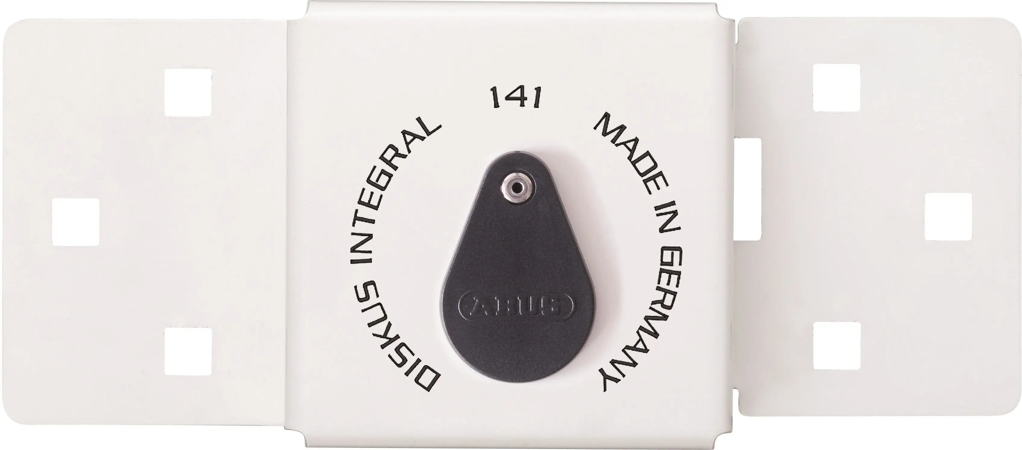 Abus 141/200 Diskus Integral White FREE UK Delivery, FREE 365 Day Returns | Moto Central