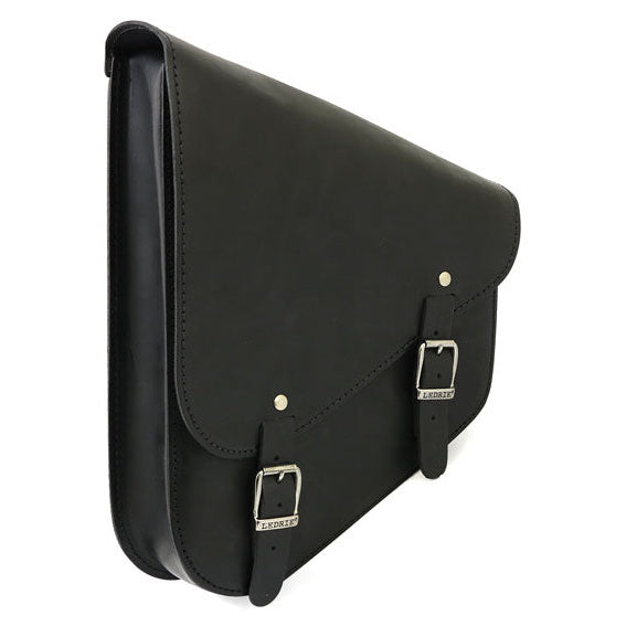 Ledrie Full Leather Swing Arm Bag Left Black For 84-17 Softail models (NU) - product view