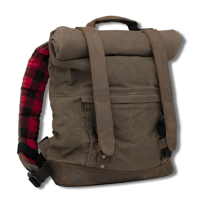 Burly Voyager Back Pack Dark Oak