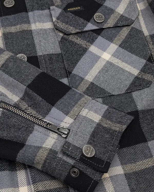 Rokker Memphis Rider Shirt Grey FREE UK Delivery, FREE 365 Day Returns | Moto Central