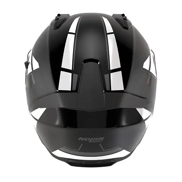 Nolan N60-6 Sincrono Black / White / Metal Grey FREE UK Delivery, FREE 365 Day Returns | Moto Central