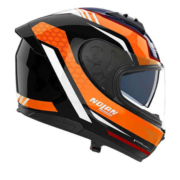 Nolan N60-6 Piega Black / Orange FREE UK Delivery, FREE 365 Day Returns | Moto Central