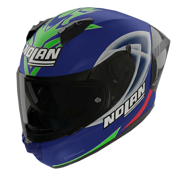 Nolan N60-6 Sport Replica Manzi Blue / Green FREE UK Delivery, FREE 365 Day Returns | Moto Central