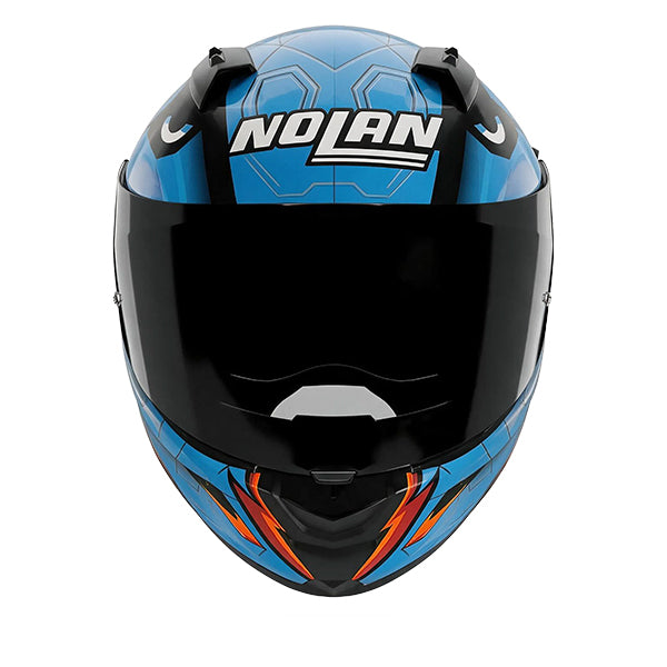 Nolan N60-6 Sport Replica Oliveira Black / Blue / Orange FREE UK Delivery, FREE 365 Day Returns | Moto Central