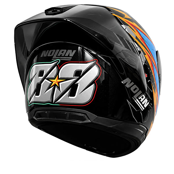 Nolan N60-6 Sport Replica Oliveira Black / Blue / Orange FREE UK Delivery, FREE 365 Day Returns | Moto Central
