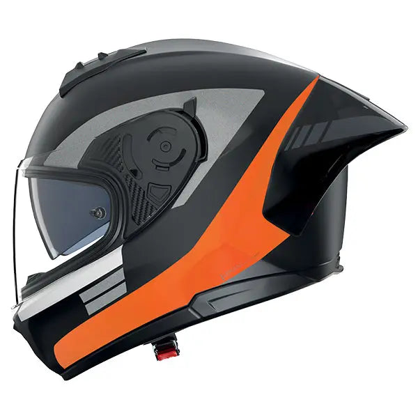 Nolan N60-6 Sport Contrasto Nero / Grey / Matt Orange FREE UK Delivery, FREE 365 Day Returns | Moto Central