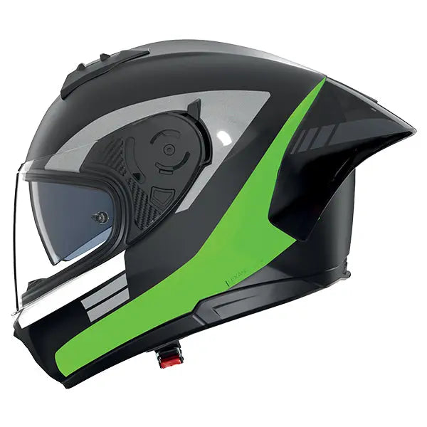 Nolan N60-6 Sport Contrasto Black / Green FREE UK Delivery, FREE 365 Day Returns | Moto Central