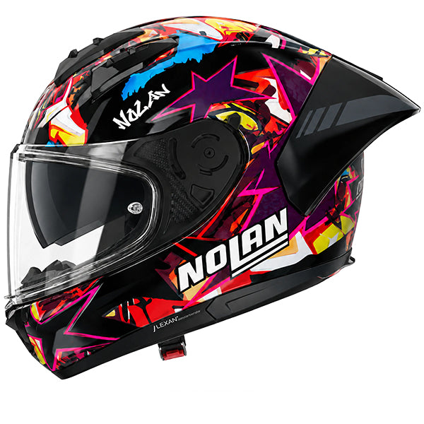 Nolan N60-6 Sport Chicane Black / Multicolor Purple FREE UK Delivery, FREE 365 Day Returns | Moto Central