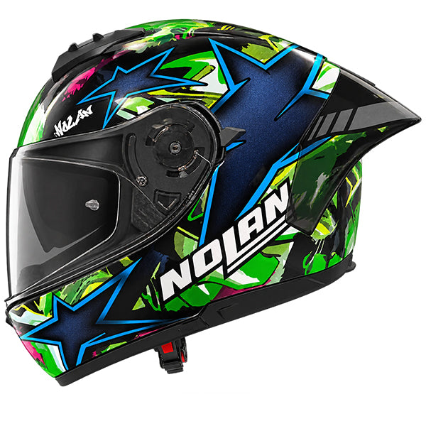 Nolan N60-6 Sport Chicane Black / Multicolor Green FREE UK Delivery, FREE 365 Day Returns | Moto Central
