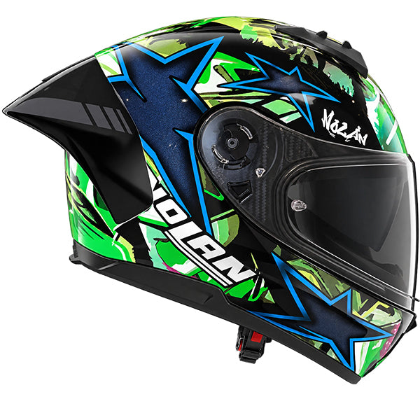 Nolan N60-6 Sport Chicane Black / Multicolor Green FREE UK Delivery, FREE 365 Day Returns | Moto Central