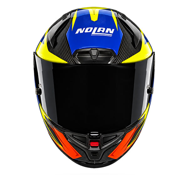 Nolan X-804 RS Fuorigiri Black / Orange / Blue FREE UK Delivery, FREE 365 Day Returns | Moto Central