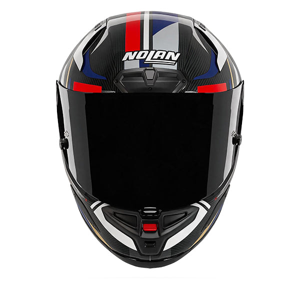 Nolan X-804 RS Cirota Carbon / Blue / Gold FREE UK Delivery, FREE 365 Day Returns | Moto Central