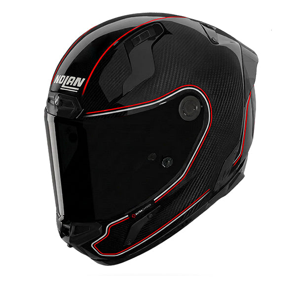 Nolan X-804 ST Ultra Carbon Asso Black / Red FREE UK Delivery, FREE 365 Day Returns | Moto Central