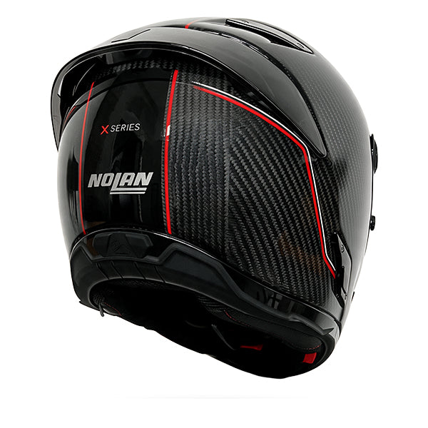 Nolan X-804 ST Ultra Carbon Asso Black / Red FREE UK Delivery, FREE 365 Day Returns | Moto Central