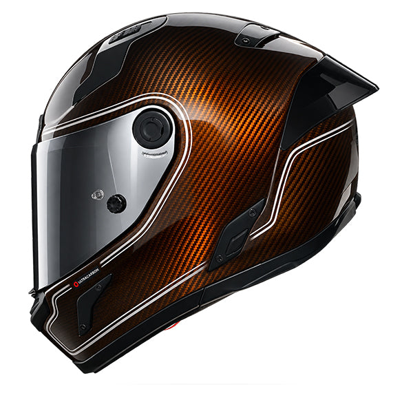 Nolan X-804 ST Ultra Carbon Asso Brown / Silver Liquid FREE UK Delivery, FREE 365 Day Returns | Moto Central