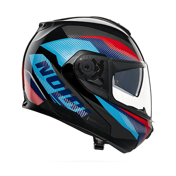 Nolan N100-6 Scia Black / Blue / Red FREE UK Delivery, FREE 365 Day Returns | Moto Central