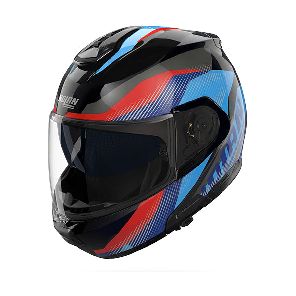 Nolan N100-6 Scia Black / Blue / Red FREE UK Delivery, FREE 365 Day Returns | Moto Central