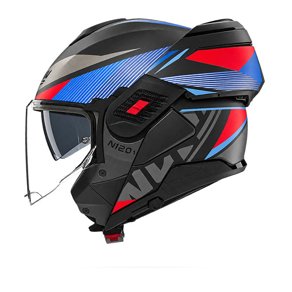 Nolan N120-1 Duetto Black / Blue / Red FREE UK Delivery, FREE 365 Day Returns | Moto Central