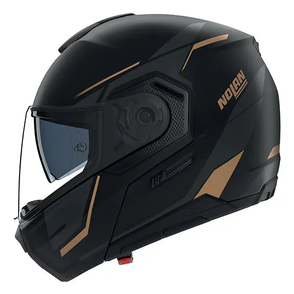 Nolan N90-3 06 Sincrono Black / Grey / Gold FREE UK Delivery, FREE 365 Day Returns | Moto Central