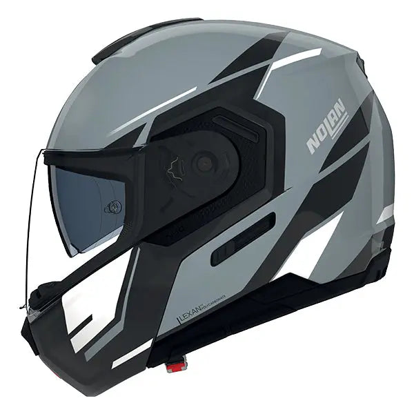 Nolan N90-3 06 Sincrono Grey / Black / White FREE UK Delivery, FREE 365 Day Returns | Moto Central