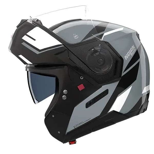 Nolan N90-3 06 Sincrono Grey / Black / White FREE UK Delivery, FREE 365 Day Returns | Moto Central