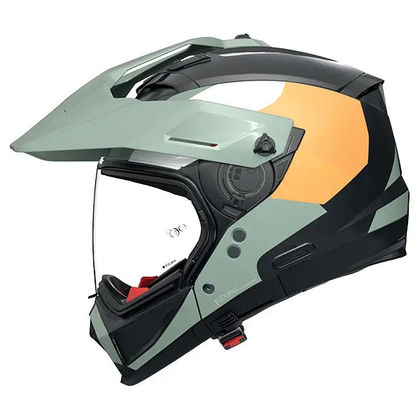 Nolan N70-2 X 06 Selvado Matt Green / Black / Orange FREE UK Delivery, FREE 365 Day Returns | Moto Central