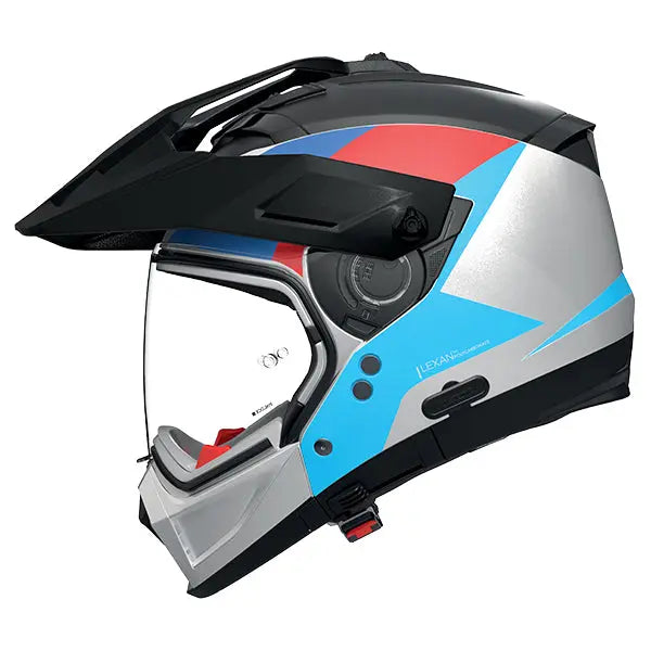 Nolan N70-2 X 06 Turbine Grey / Blue / Red FREE UK Delivery, FREE 365 Day Returns | Moto Central