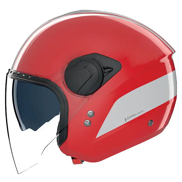 Nolan N20-2 Visor Dolce Vita Red / White FREE UK Delivery, FREE 365 Day Returns | Moto Central