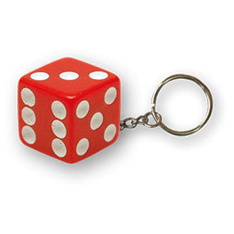Trik Topz Dice Key Chain Red - product view