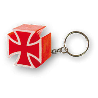 Trik Topz Cross Pin Key Chain Red - product view