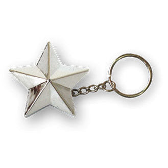 Trik Topz Star Key Chain Chrome - product view
