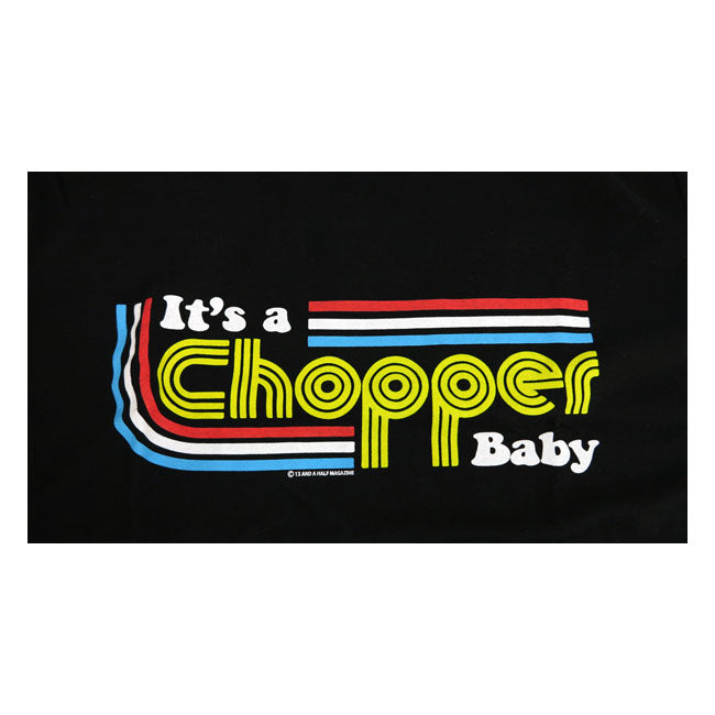 13 And A Half Magazine It's A Chopper Baby Male T-Shirt Black