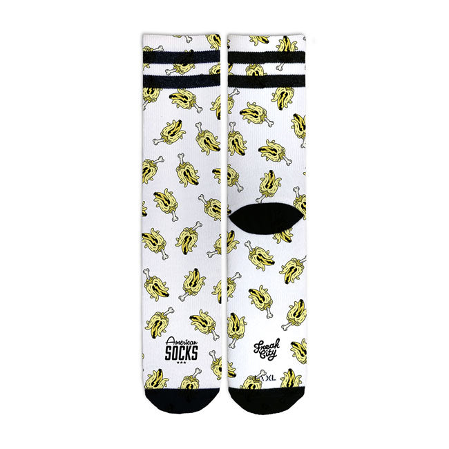 American Socks Signature Freak Bananas Socks Double Black Striped