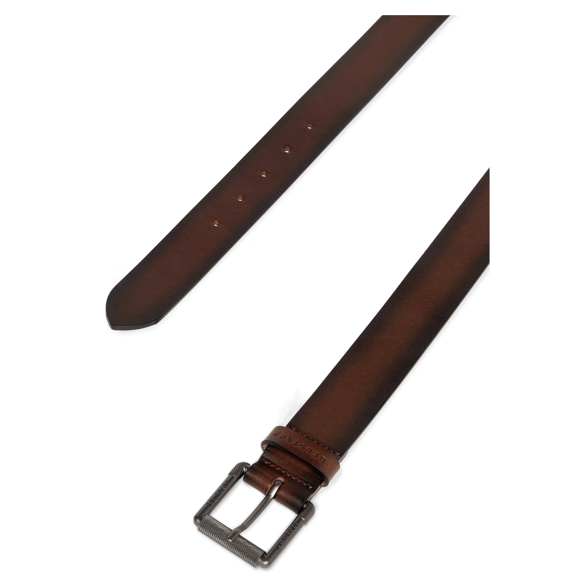 Belstaff Roller Buckle Belt Aged Brown FREE UK Delivery, FREE 365 Day Returns | Moto Central