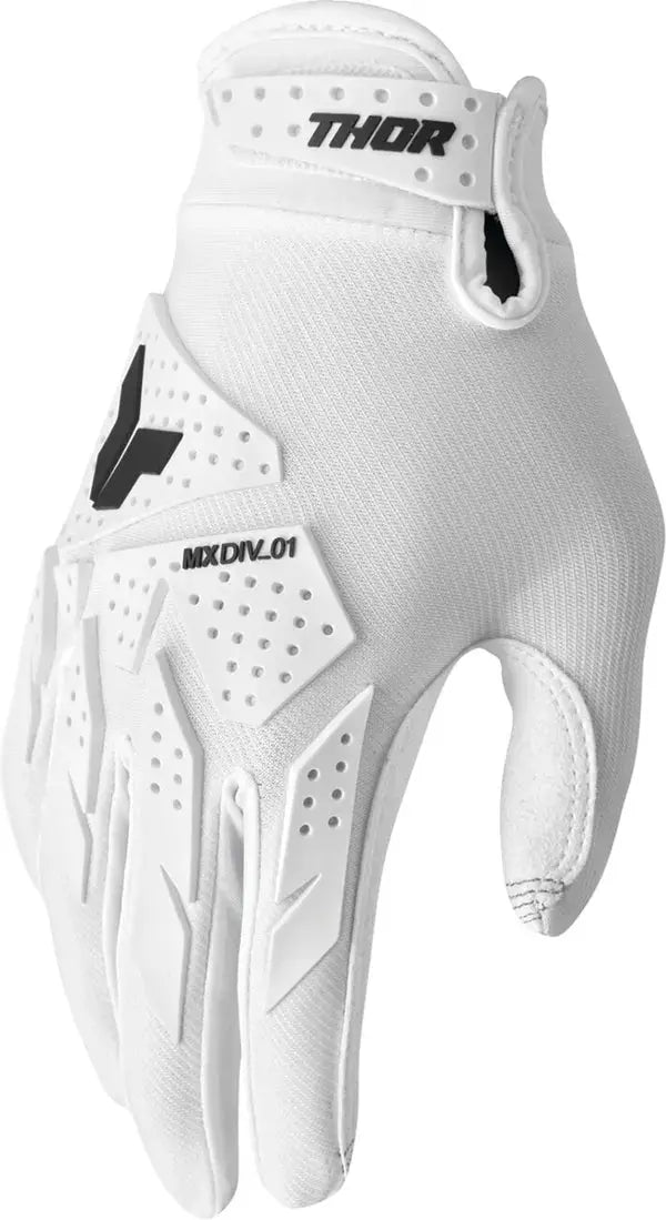 Thor Launchmode XP Textile Gloves White - FREE UK Shipping, FREE 365 Day Returns | Moto Central