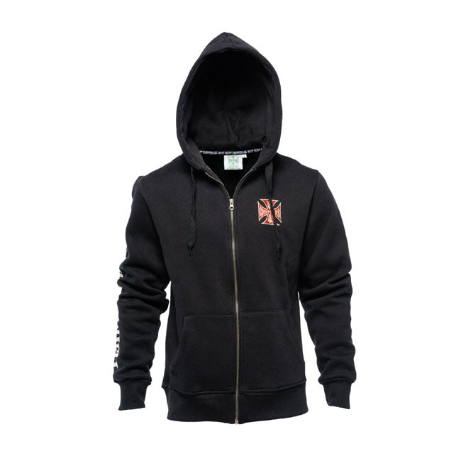 West Coast Choppers EL Diablo Zip Hoodie Black