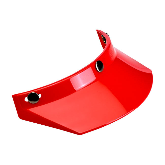 Biltwell Moto Visor Red