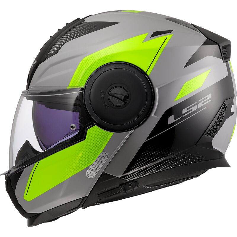 LS2 FF902 Scope 2 Duria Grey / Hi-Vis Yellow