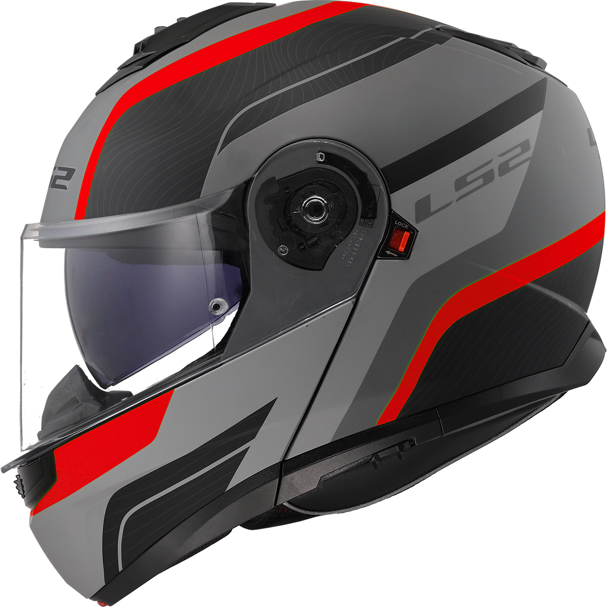 LS2 FF908 Strobe 2 Monza Black / Grey / Red FREE UK Delivery, FREE 365 Day Returns | Moto Central