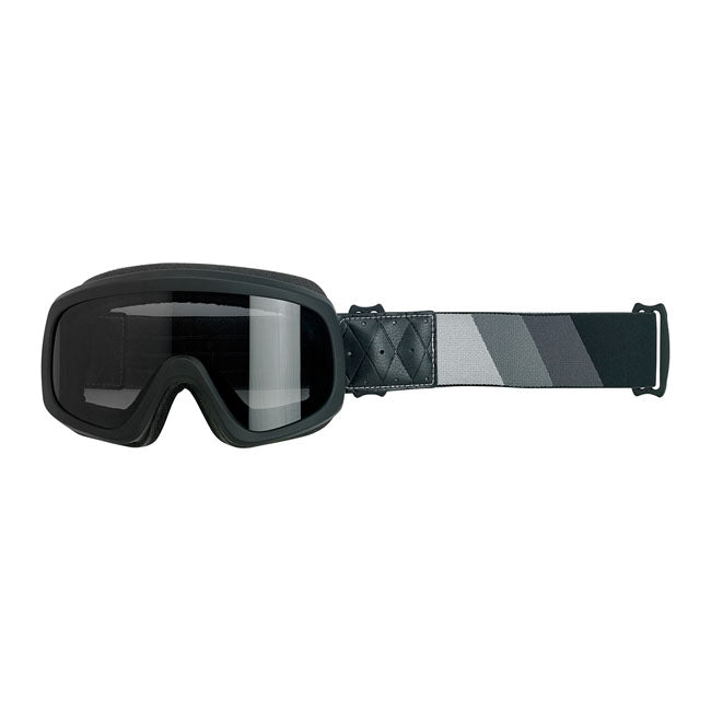 Biltwell Overland 2.0 Tri-Stripe Goggles Black Silver / Grey / Black