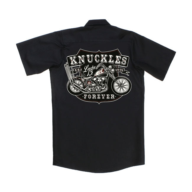 Lucky 13 Knuckles Workshirt Black