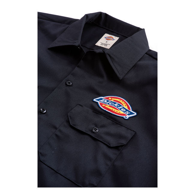 Dickies Clintondale Short Sleeves Work Shirt Black