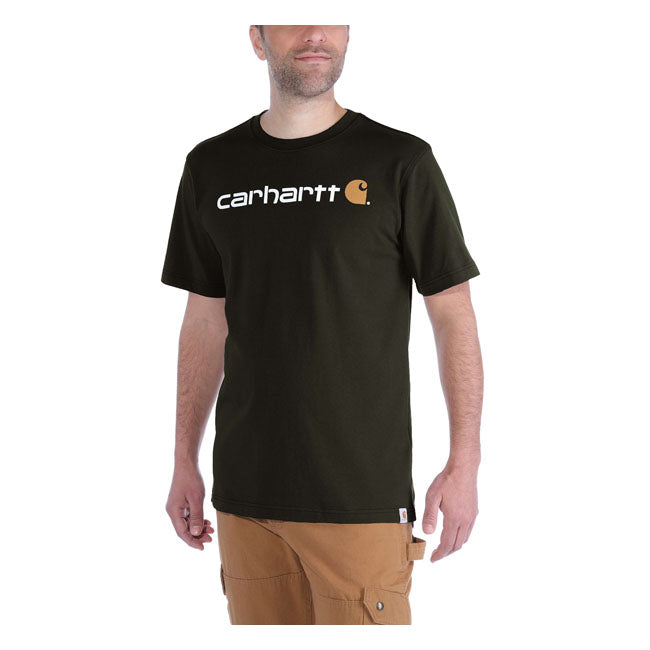 Carhartt Core Logo Short Sleeves T-Shirt Peat