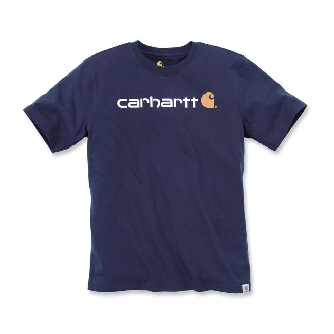 Carhartt Core Logo Short Sleeves T-Shirt Navy