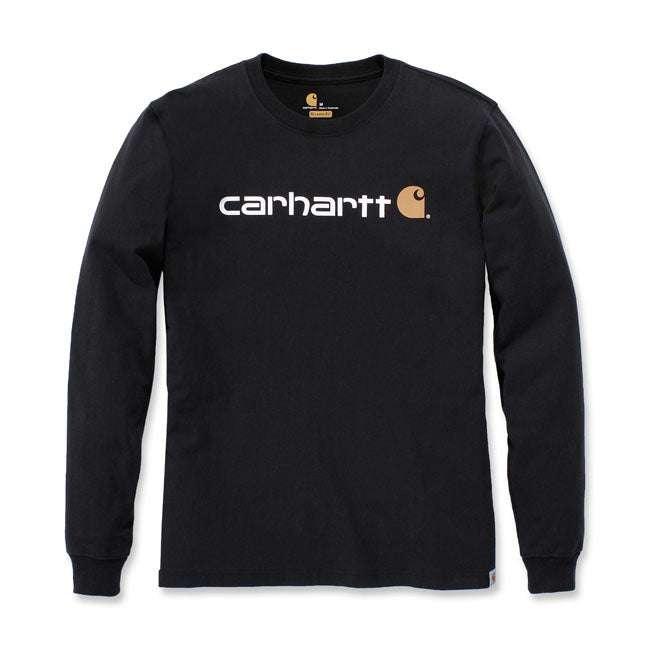 Carhartt Long Sleeves T-Shirt Core Logo Black