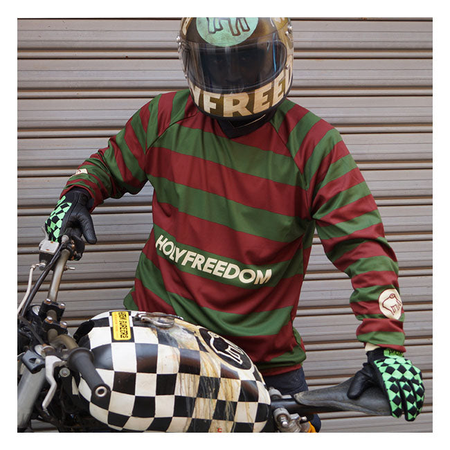 Holy Freedom Freddy Dirty Jersey Bordeaux / Green