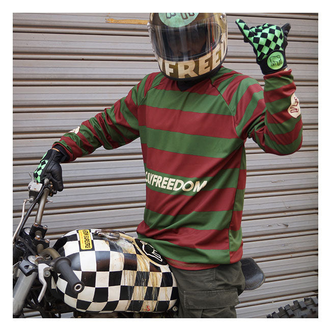 Holy Freedom Freddy Dirty Jersey Bordeaux / Green